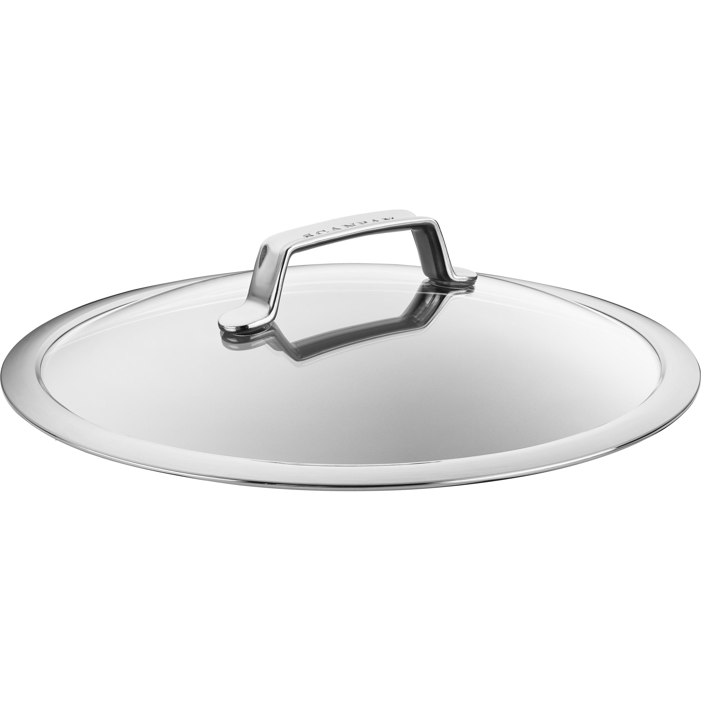 Scanpan SC41903000 Techniq Glasdeckel/Edelstahl, Zubehör Kochgeschirr, Silber