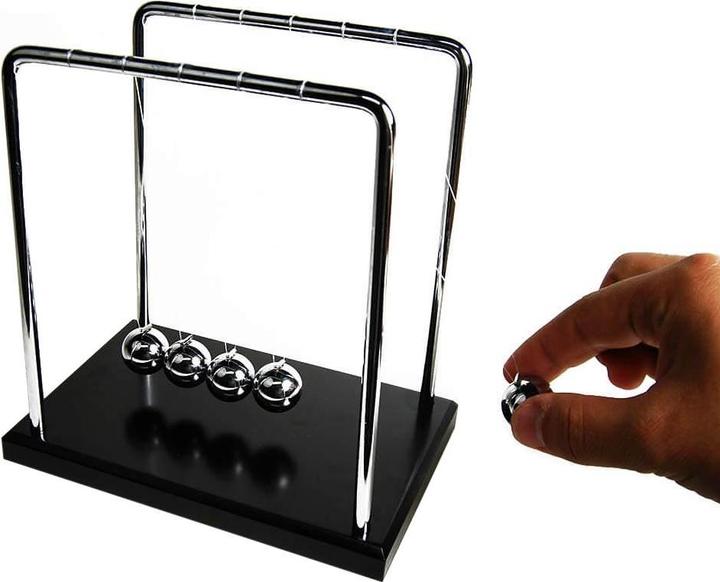 Produktbild Mikamax Giant Newton's Cradle (1 Stk., Schwarz, Silber)