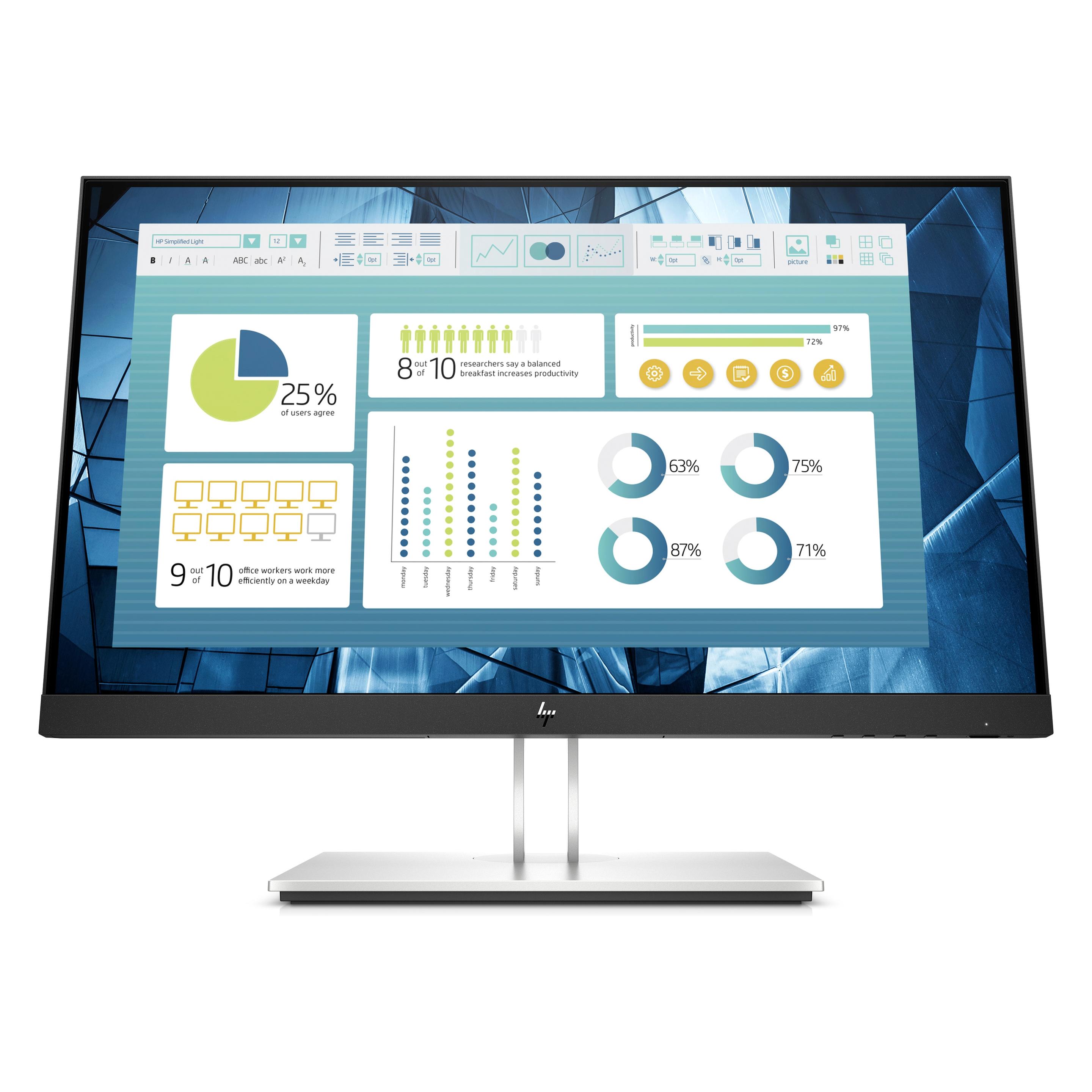HP E22 G4 (1920 x 1080 Pixel, 21.50"), Monitor, Schwarz