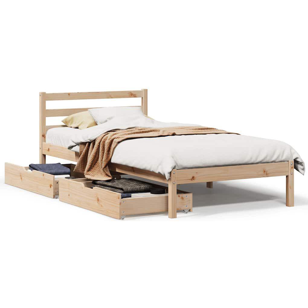 VidaXL, Bett, Bett ohne Matratze (75 x 190 cm)