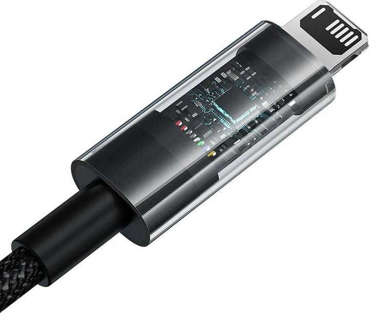 Produktbild Baseus Gem USB zu IP 2.4A Schnellladekabel 2 m Schwarz (2 m)