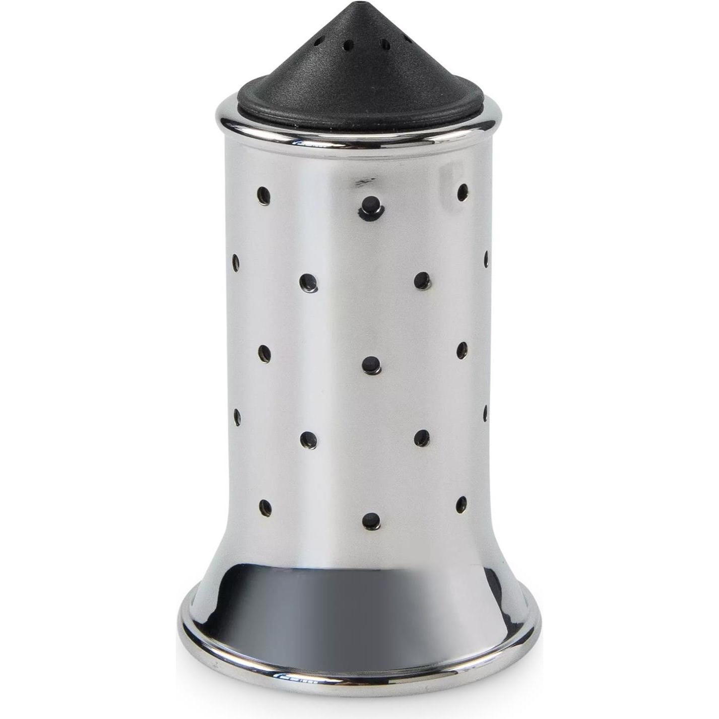 Alessi Salzstreuer silberfarben, Pfeffermühle + Salzmühle, Silber