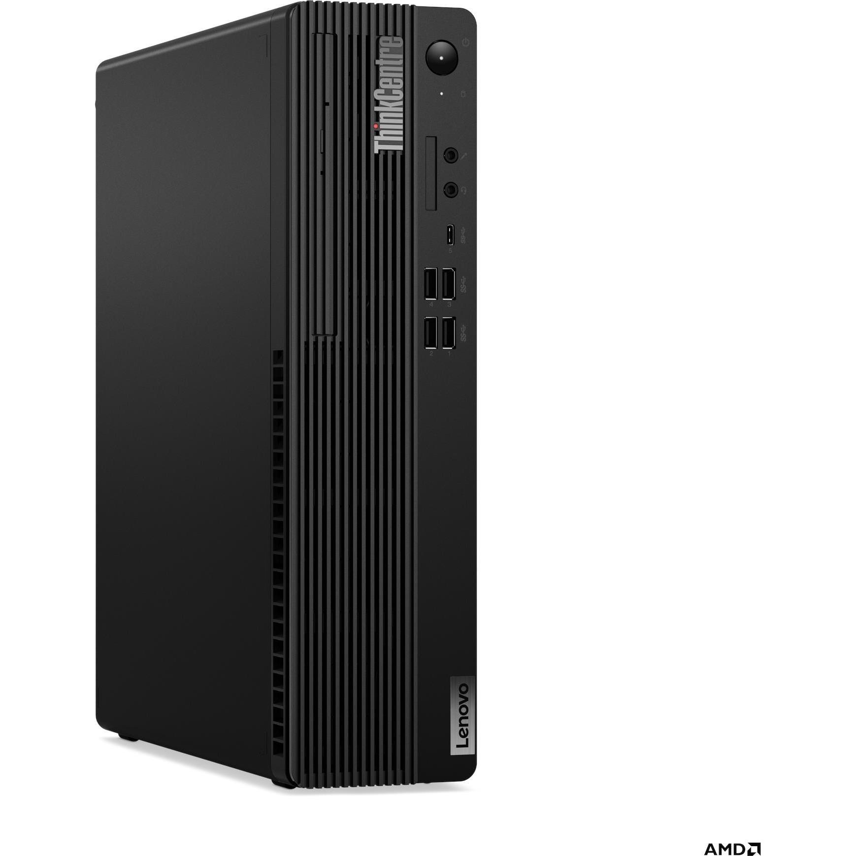 Lenovo ThinkCentre M75s Gen 5 (256 GB, 8 GB, AMD Ryzen 3 8300G, Radeon 740M), PC, Schwarz