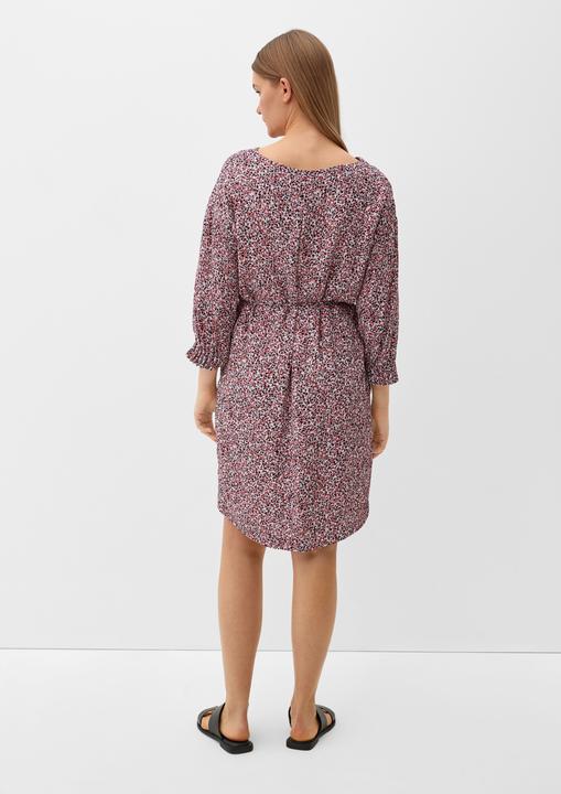 Produktbild s.Oliver Kleid Kleid mit Allover-Muster (40)