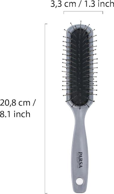 Immagine prodotto Parsa Beauty Parsa Unicolor Spazzola rotonda per asciugacapelli con piccoli spilli in nylon, argento