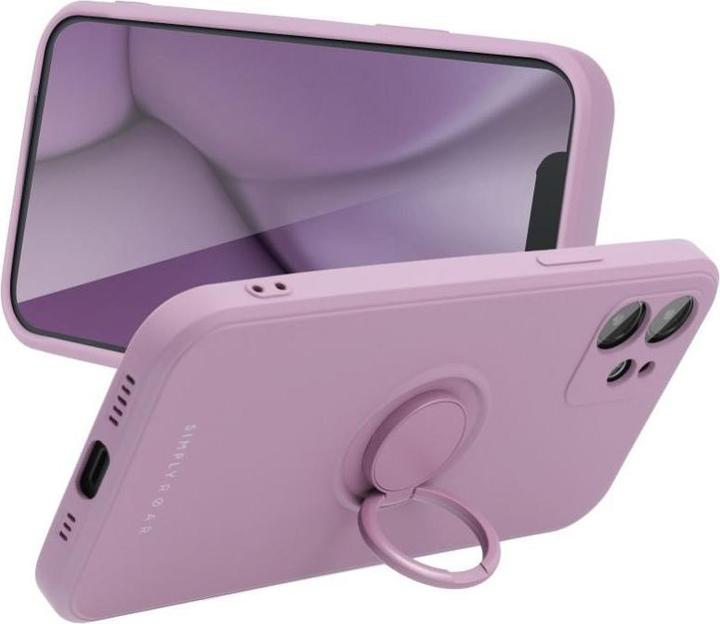 Actual product image Roar Back panel cover case AMBER for SAMSUNG A15 4G / A15 5G Purple (Samsung Galaxy A15 5G)