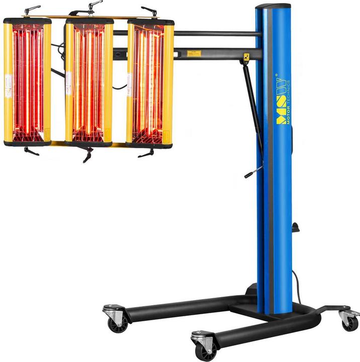 Produktbild MSW Lacktrockner Strahler Infrarotstrahler Heizstrahler Infrarot Lampe Auto 3300 W (3300 W)