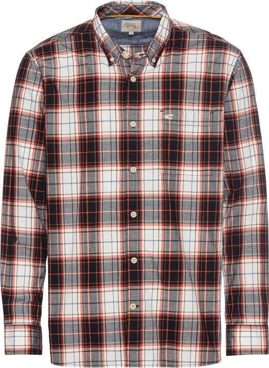 Produktbild Camel Active Langarm Hemd im Karomuster aus reiner Baumwolle (6XL)
