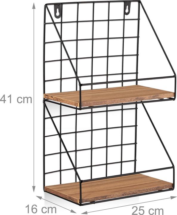 Produktbild Relaxdays Wandregal (25 x 26 x 41 cm)