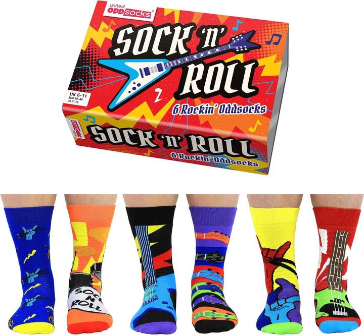 Actual product image United Oddsocks Sock N Roll (Single pack, 39 - 46)