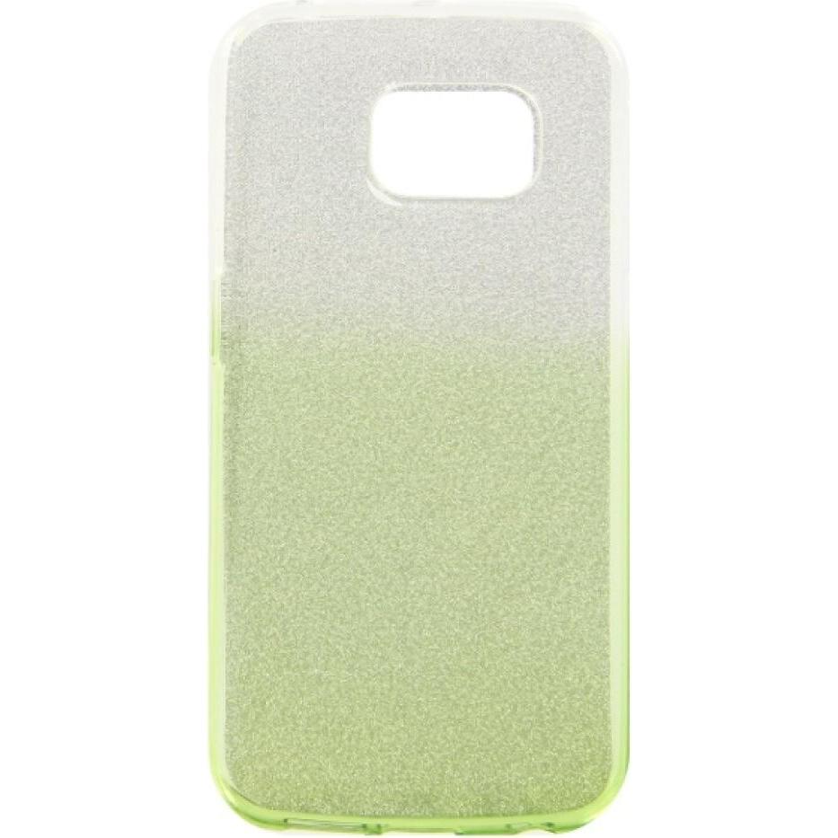 OEM TPU Case Shine für Samsung Galaxy S6 Edge grün (Samsung Galaxy S6 Edge), Smartphone Hülle