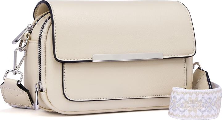 Only-Bags.Store Handy Umhängetasche, Vegan Leder Crossbody Bag Umhängetasche mit verstellbarem abnehmbarem breitem