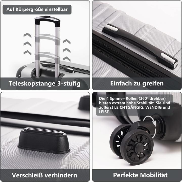 Image du produit Coolife Hartschalen-Reisekoffer