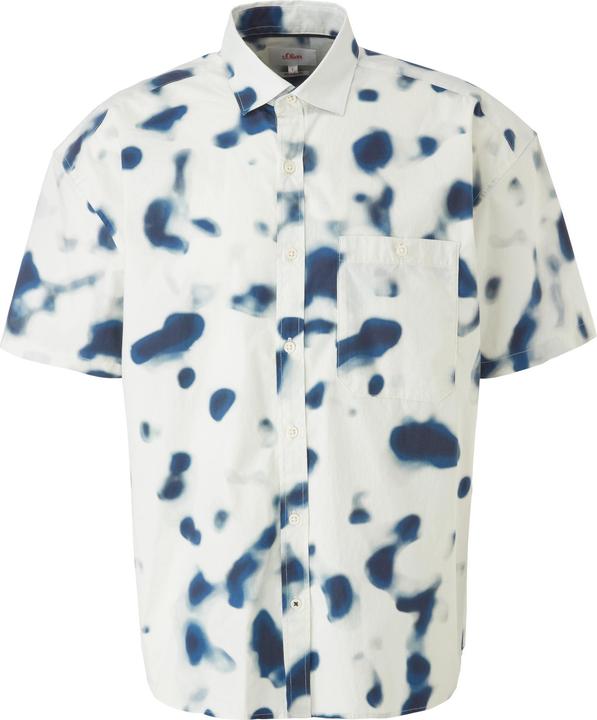 Image du produit s.Oliver Hemd Relaxed: Hemd mit Alloverprint (S)