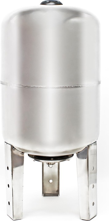 Image du produit Wiltec 50L INOX Réservoir pression à vessie pour la surpression domestique cuve ballon suppresseur pompe (Pompe à eau domestique)