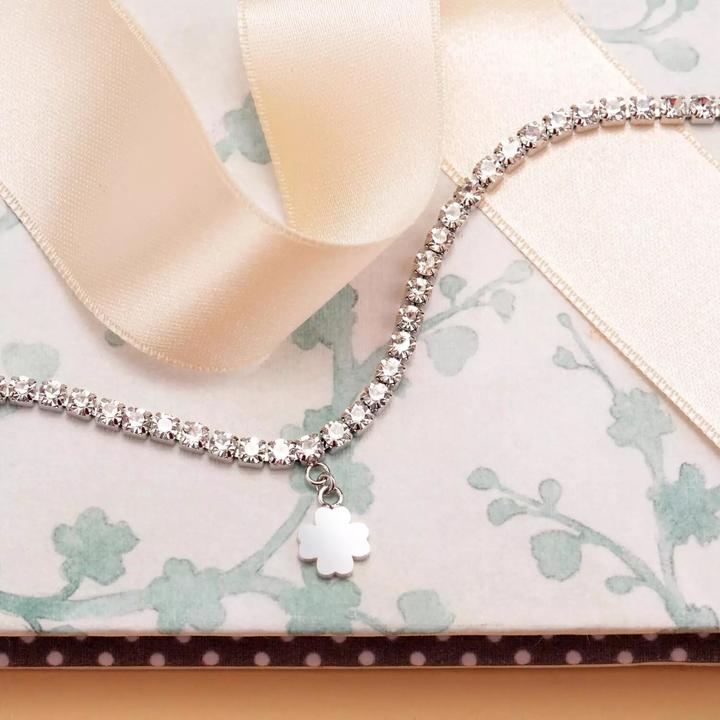 Immagine prodotto La Petite Story Tennis Br Amicizia Wh Cryst+ (16 cm, Acciaio inossidabile)