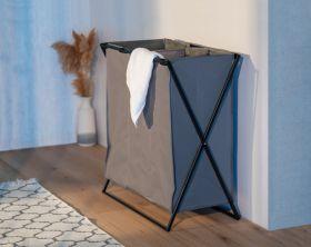 Produktbild Wenko Wäschesammler Mod. Trio XL Grau mit drei Fächern