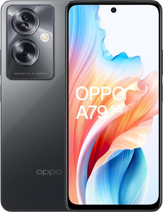 OPPO A79 (256 GB, Mystery Black, 6.72", Dual SIM, 5G)