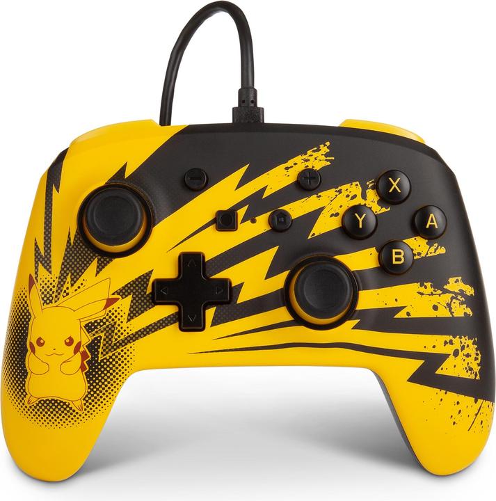 Immagine prodotto PowerA Controller Switch migliorato via cavo Fulmine Pikachu (Switch Lite, Switch)