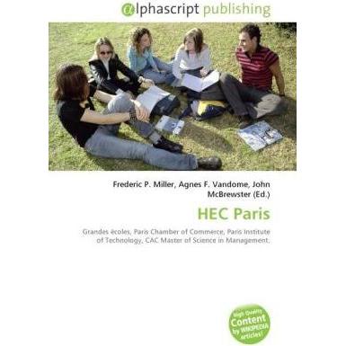 HEC Paris, Schulbücher von Frederic P. Miller, John McBrewster, Agnes F. Vandome