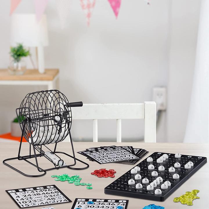Actual product image I Am Creative Bingo-Spielset Gesellschaftsspiel mit Drehtrommel