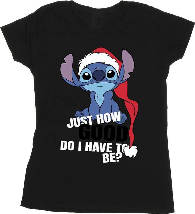Actual product image Disney Womens/Ladies Lilo & Stitch Just How Good Cotton T-Shirt (M)