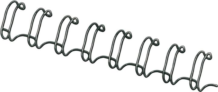 Image du produit Fellowes Peigne métallique 6mm, 34 boucles, noir, 100 pcs.