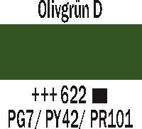 Produktbild Amsterdam Acrylfarbe Standard Series 622 (Olivgrün dunkel, 120 ml)
