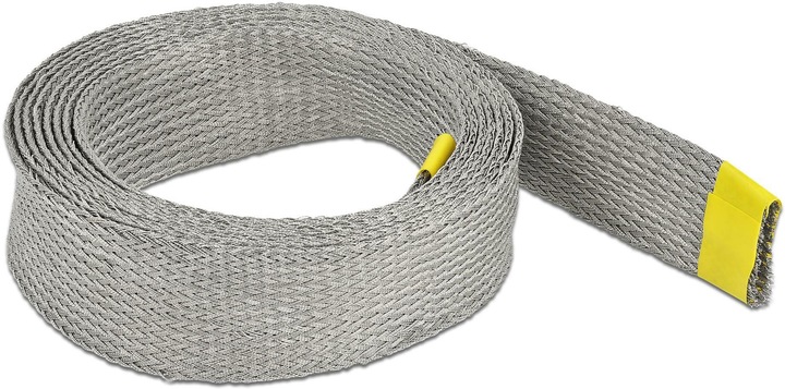 Delock Gaine de câble pour blindage CEM 2 m x 25 mm Gris (Gaines pour câbles, 200 cm)