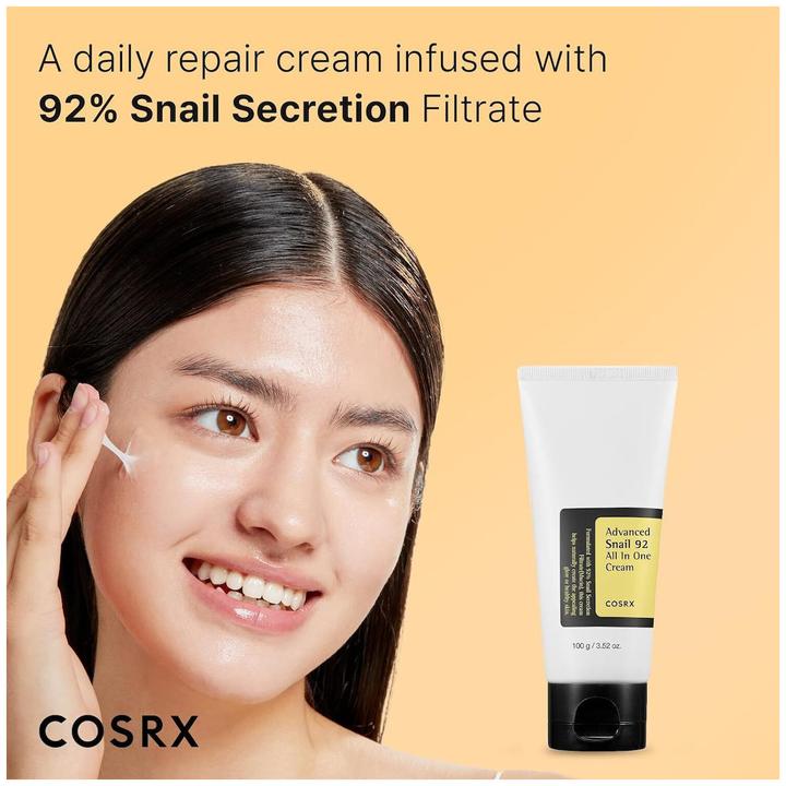 Actual product image Cosrx Advanced Snail 92 All in One Cream Tube 100g (Face toner)