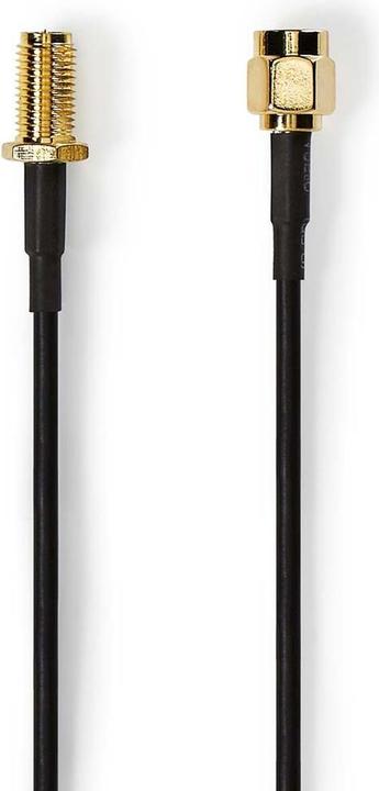 Nedis Cavo antenna | RP SMA maschio | RP SMA femmina | Placcato oro | 50 Ohm | Schermato singolo | 3,00 (Cavi antenna)