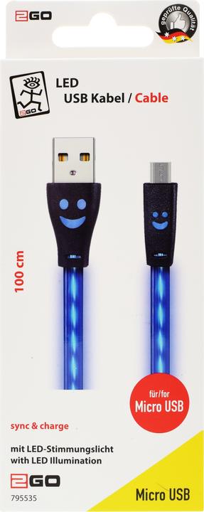 Produktbild 2GO 795535 USB Kabel USB B Micro-USB B (1 m)