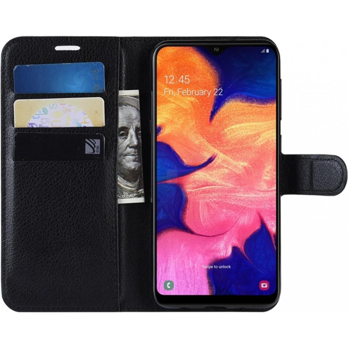 Thumbnail - Screenguard Samsung Galaxy A10 Leather Guard Lederhülle (Samsung Galaxy A10), Smartphone Hülle, Schwarz