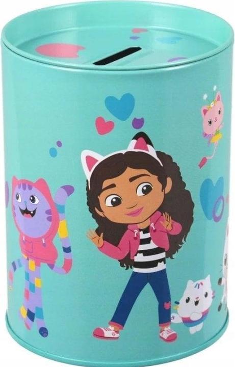 Produktbild Starpak Rundes Sparschwein aus Metall von Gabby's Dollhouse (12 x 8 x 8 cm)