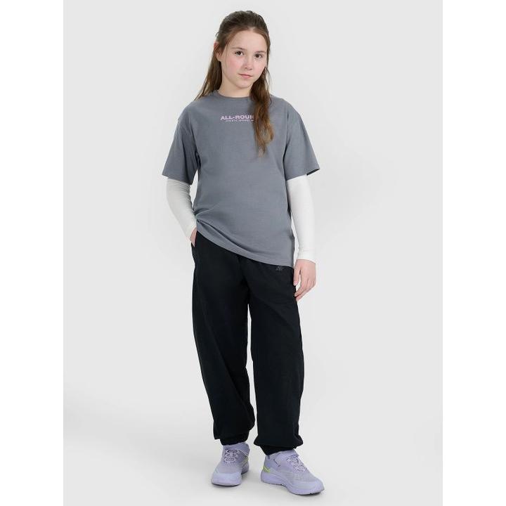 Produktbild 4F Übergrosses T-Shirt mit Mädchenmuster (128)