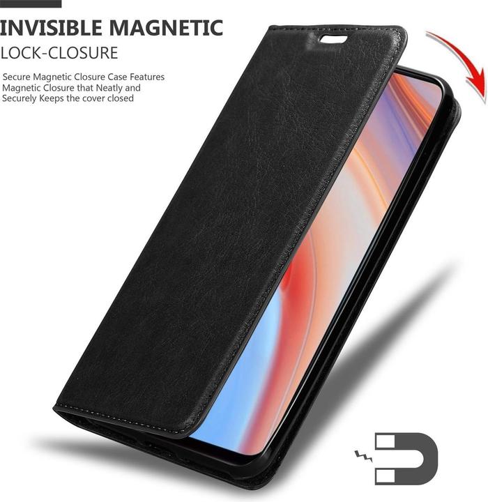 Actual product image Cadorabo Book Invisible Magnet Cover (Oppo Reno 4 Pro 5G)