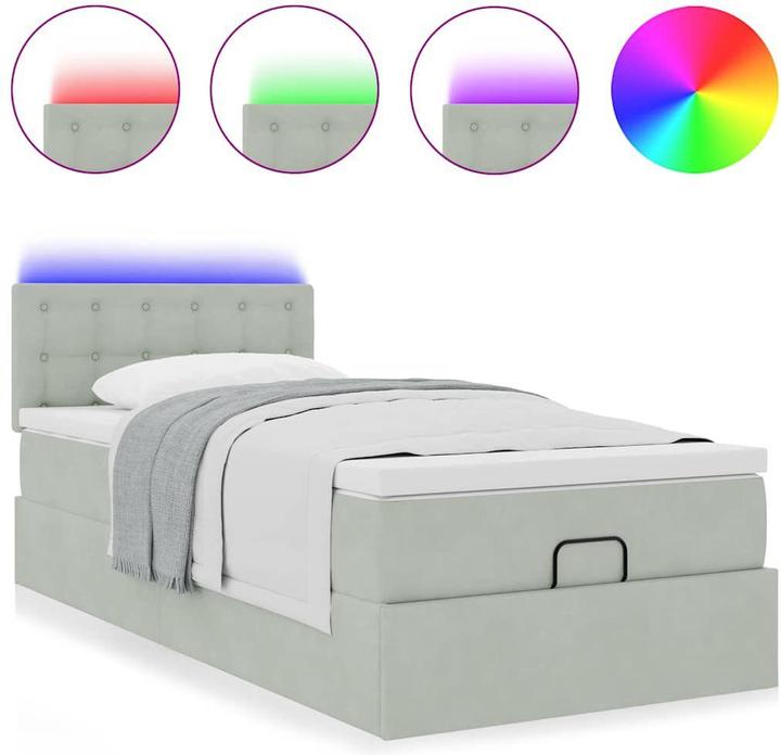 Produktbild vidaXL Ottoman-Bett (90 x 200 cm)