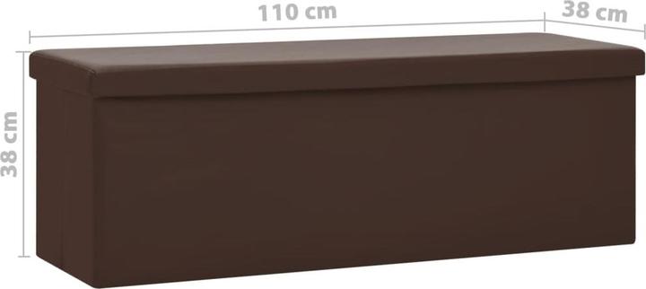Image du produit vidaXL Bank mit Stauraum (110 cm)