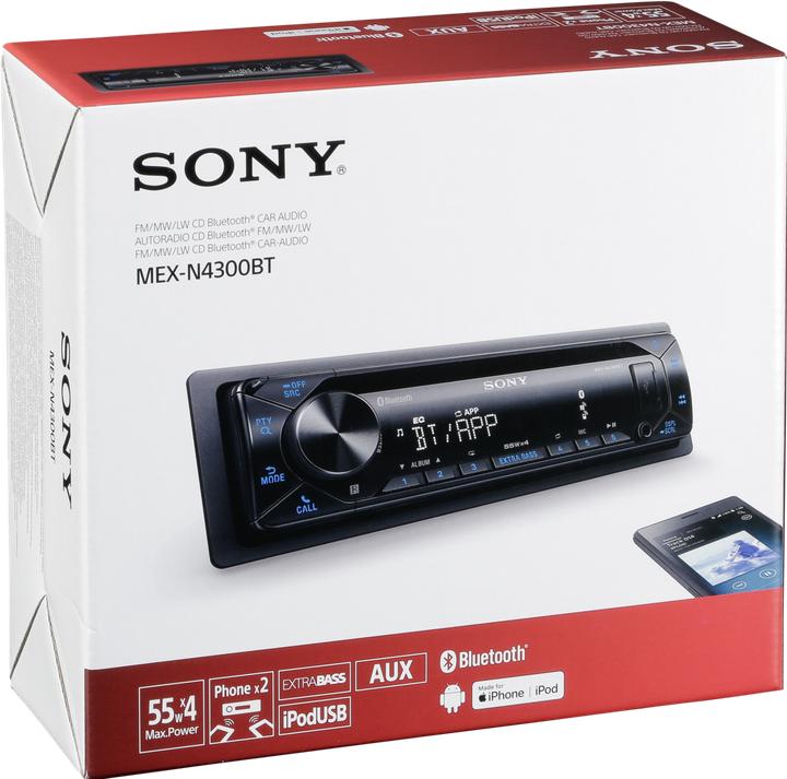 Actual product image Sony MEX-N4300BT (Android car)