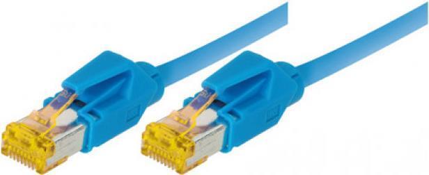 Produktbild Tecline Patchkabel S/FTP, PiMF, Cat 6a, blau, 3.0 m Für 10 Gigabit/s, halogenfrei, mit Leoni-Kabel und Hiros (S/FTP, CAT6a, 3 m)