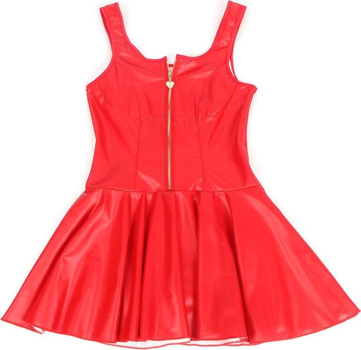 Produktbild Subblime - 957698 LEDERKLEID MIT HERZ-REISSVERSCHLUSS, ROT, L/XL (L)