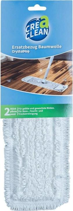 Produktbild CREaCLEAN Baumwolle Wischbezug für Crystal Mop 2er Set (2 Stk.)