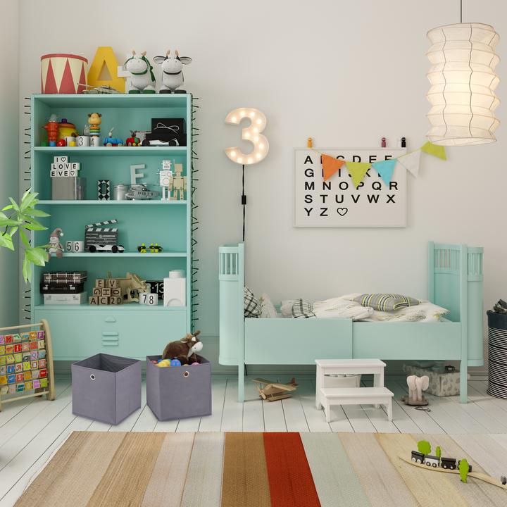 Actual product image Relaxdays 4x storage box (30 cm, 4x)