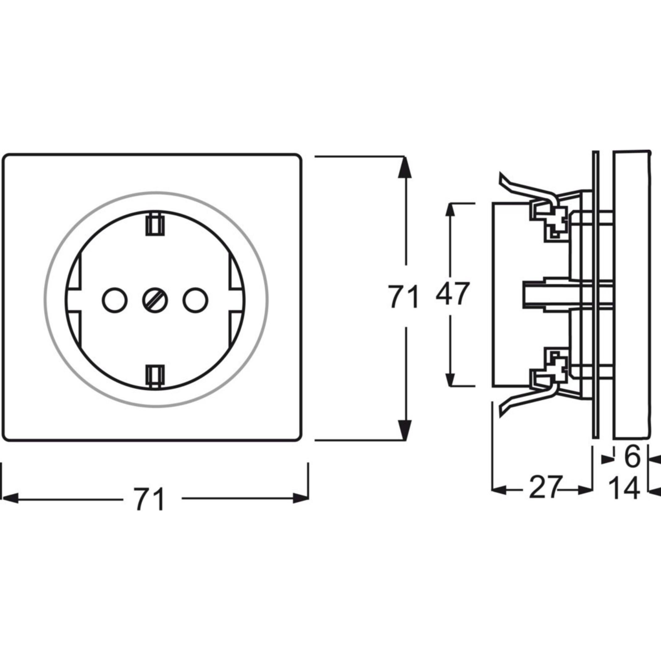 Thumbnail - Busch-Jaeger, Steckdose, Steckdosen-Einsatz