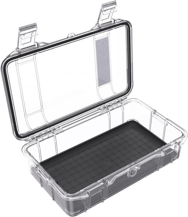 Actual product image Peli MicroCase M60, transparent with black lining NF (2 l)