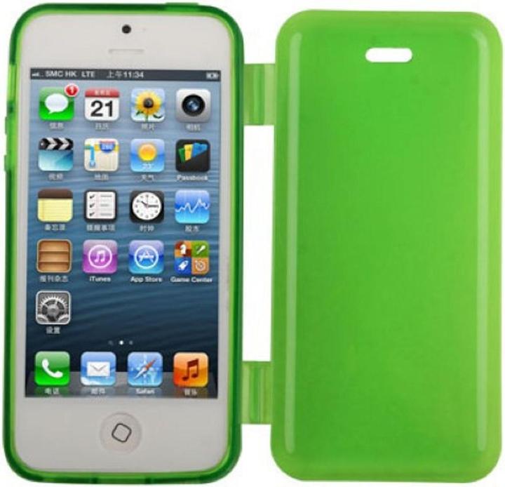 Actual product image König Design Horizontal flip case TPU phone case for iPhone 5 & 5s (Apple iPhone 5)