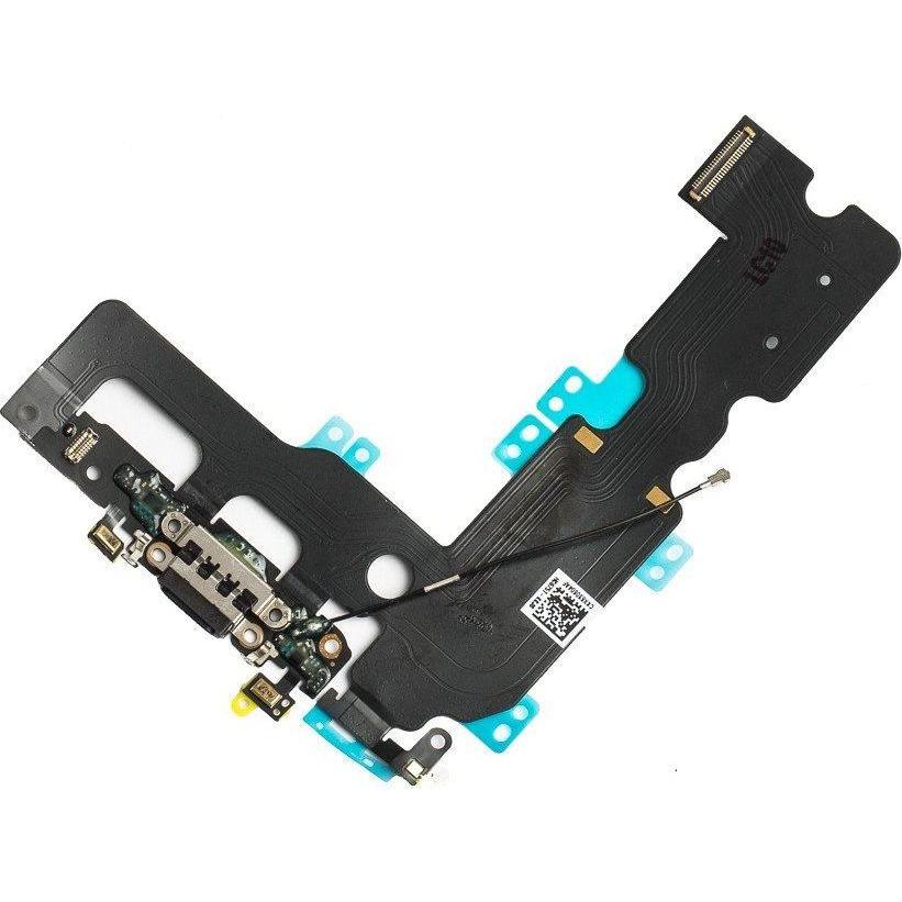 - iPhone 7 Plus Flex Cable with Charging Connector Black (iPhone 7 Plus), Mobilgerät Ersatzteile, Schwarz