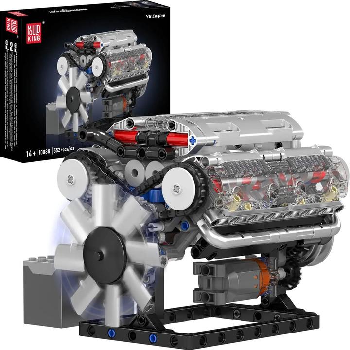 Image du produit Mould King Moteur V8 (électrique) - briques de construction
