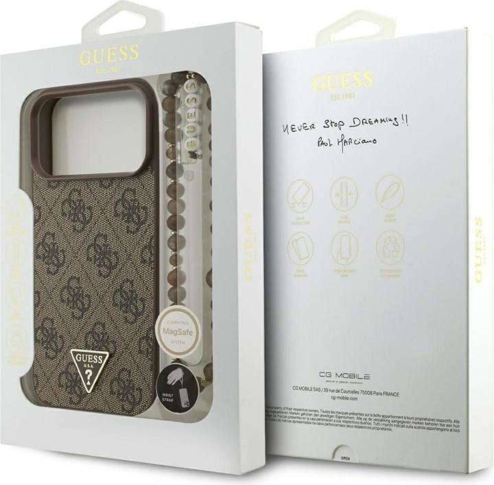 Produktbild Guess - Hardcase 4G - iPhone 17 Pro Max - Brown (Apple iPhone 17 Pro Max)