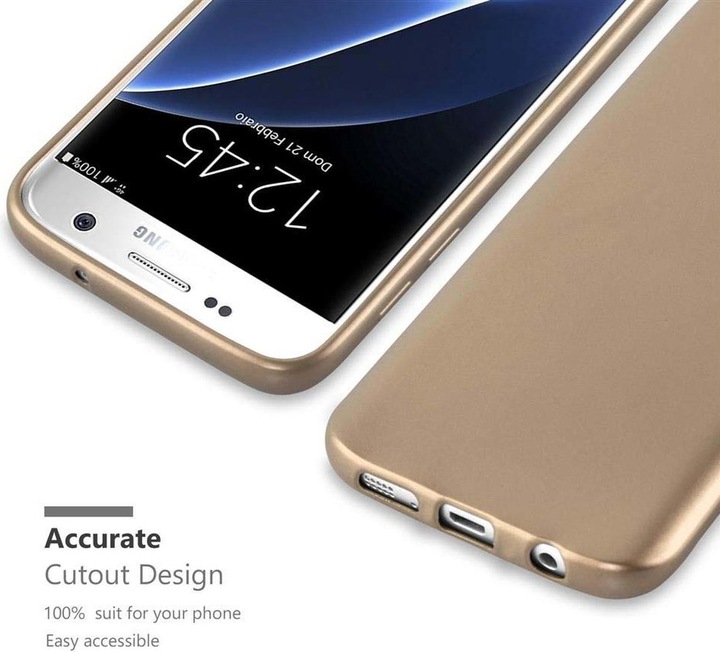 Produktbild Cadorabo TPU Matt Metallic Cover (Samsung Galaxy S7)